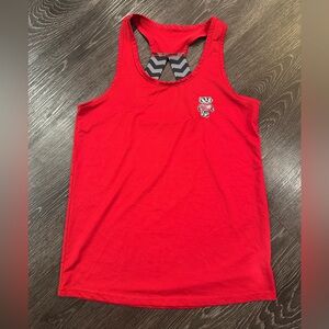 Wisconsin Badgers Red Racerback Top